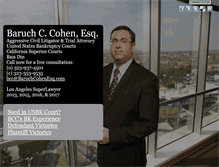 Tablet Screenshot of baruchcohenesq.com